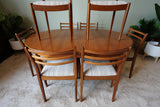 Victor B. Wilkins G-Plan Fresco Extending Dining Table & 8 Chairs in Teak – United Kingdom, 1960s