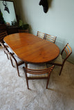 Victor B. Wilkins G-Plan Fresco Extending Dining Table & 8 Chairs in Teak – United Kingdom, 1960s