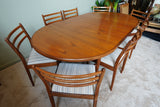 Victor B. Wilkins G-Plan Fresco Extending Dining Table & 8 Chairs in Teak – United Kingdom, 1960s