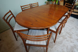 Victor B. Wilkins G-Plan Fresco Extending Dining Table & 8 Chairs in Teak – United Kingdom, 1960s