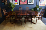 Koefoeds Hornslet Rosewood Dining Set — Danish Mid-Century - Table and Chairs