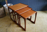 G Plan Quadrille Teak Nest of Tables — Brilliant Original Condition