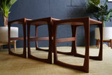 G Plan Quadrille Teak Nest of Tables — Brilliant Original Condition
