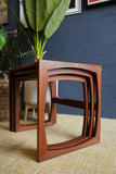 G Plan Quadrille Teak Nest of Tables — Brilliant Original Condition