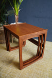 G Plan Quadrille Teak Nest of Tables — Brilliant Original Condition