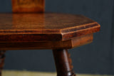 Vintage Beech and Oak Heart-Back Chair