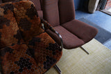 Set of 8 Pieff eleganza Chrome Dining Chairs – 1970s British Modern Design (For Reupholstery)