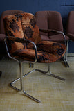 Set of 8 Pieff eleganza Chrome Dining Chairs – 1970s British Modern Design (For Reupholstery)