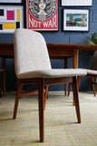 Mid-Century Danish Teak Extending Dining Table and 4 Chairs