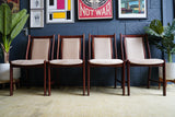 Set of 4 Danish Mahogany Dining Chairs by Farstrup Møbler