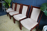 Set of 4 Danish Mahogany Dining Chairs by Farstrup Møbler