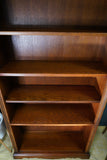 Tudor Style Solid Oak Old Charm Open Front Bookcase
