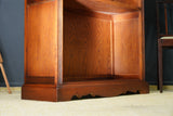 Tudor Style Solid Oak Old Charm Open Front Bookcase