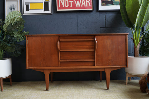 Mid-Century Jentique Small Teak Sideboard – British Design Classic