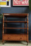 Victorian Walnut Whatnot – 19th Century Display Stand