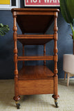 Victorian Walnut Whatnot – 19th Century Display Stand