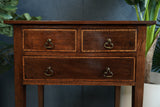 Antique Early 20th Century Mahogany Side Table – Inlaid Detailing