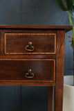 Antique Early 20th Century Mahogany Side Table – Inlaid Detailing