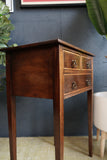 Antique Early 20th Century Mahogany Side Table – Inlaid Detailing