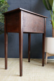 Antique Early 20th Century Mahogany Side Table – Inlaid Detailing