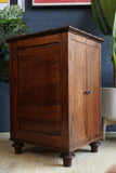 Antique Rosewood Cupboard with Turned Legs
