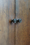 Antique Rosewood Cupboard with Turned Legs