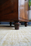 Antique Rosewood Cupboard with Turned Legs