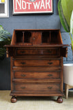 Georgian Oak Small Bureau – George lll. 18th Century Style Writing Desk