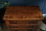 Antique Yew Wood Bureau — Georgian Style Elegance