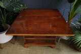 Antique Yew Wood Bureau — Georgian Style Elegance