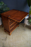 Antique Yew Wood Bureau — Georgian Style Elegance