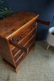 Antique Yew Wood Bureau — Georgian Style Elegance