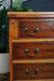 Antique Yew Wood Bureau — Georgian Style Elegance