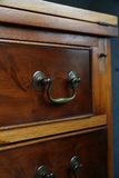 Antique Yew Wood Bureau — Georgian Style Elegance