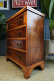 Antique Yew Wood Bureau — Georgian Style Elegance