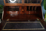 George III Mahogany Bureau Bookcase — 18th Century English Refinement