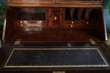 George III Mahogany Bureau Bookcase — 18th Century English Refinement