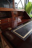 George III Mahogany Bureau Bookcase — 18th Century English Refinement