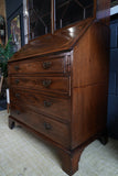 George III Mahogany Bureau Bookcase — 18th Century English Refinement