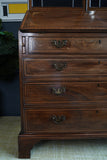 George III Mahogany Bureau Bookcase — 18th Century English Refinement