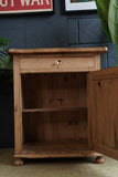 Victorian Small Pine Cupboard — Rustic 19th Century Charm