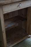 Victorian Small Pine Cupboard — Rustic 19th Century Charm