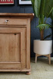Victorian Small Pine Cupboard — Rustic 19th Century Charm