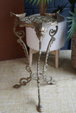 Antique Brass Plant Stand – Ornate Victorian-Style Display Stand