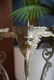 Antique Brass Plant Stand – Ornate Victorian-Style Display Stand