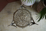 Antique Brass Plant Stand – Ornate Victorian-Style Display Stand