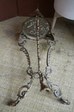 Antique Brass Plant Stand – Ornate Victorian-Style Display Stand