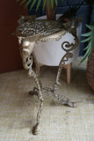 Antique Brass Plant Stand – Ornate Victorian-Style Display Stand