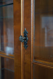 20th Century Yew Wood Bookcase — Classic English Elegance
