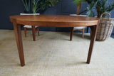 Mid-Century Danish Teak Round Coffee Table